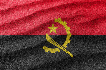Angola sand flag, national flag