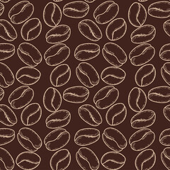 coffee beans seamless