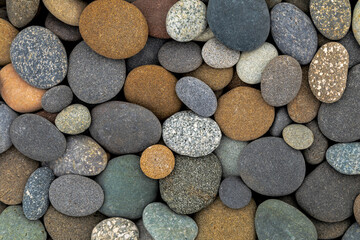 USA, Washington State, Olympic National Park. Close-up of beach rocks.