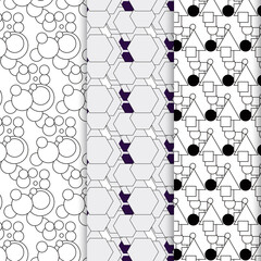 Patrones con figuras geom&eacute;tricas