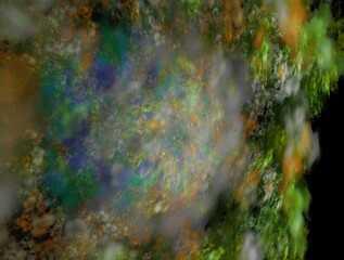 Imaginatory fractal background generated Image