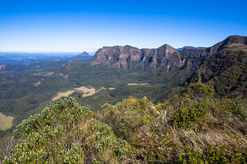 Serra Geral em Santa Catarina, Brasil.
