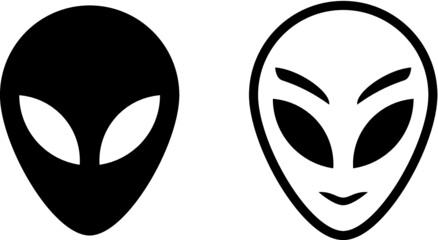 Vector illustration of the aliens
