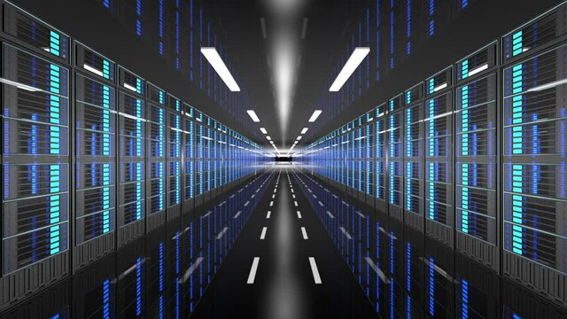 A server and IT room.