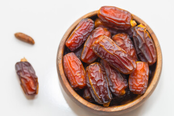 Dates are a fruit that Muslims eat during iftar in Ramadan to break their fast. 