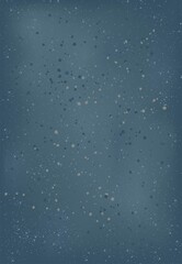 Vertical background of blue color with stone texture with dots, stock vector illustration for design and decoration, print, template, banner