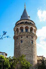 Fototapeta na wymiar galata tower in istanbul