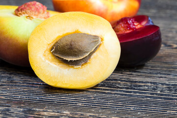 natural sliced orange peaches or apricots