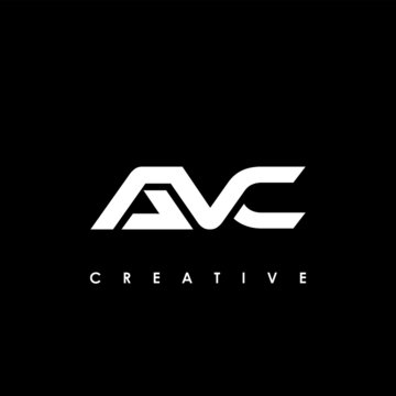 AVC Letter Initial Logo Design Template Vector Illustration