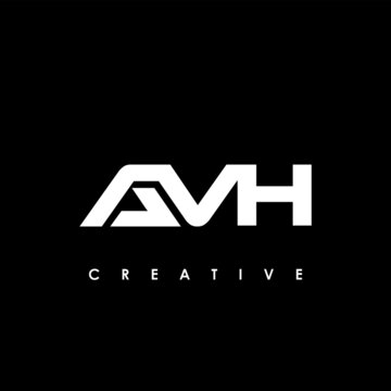 AVH Letter Initial Logo Design Template Vector Illustration