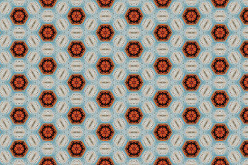 Colorful geometric abstract pattern for textile and design