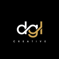 DGL Letter Initial Logo Design Template Vector Illustration