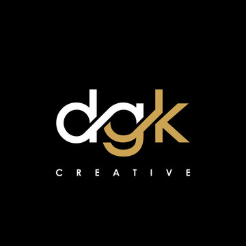 DGK Letter Initial Logo Design Template Vector Illustration