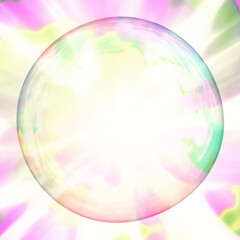 soap bubble background illustration
