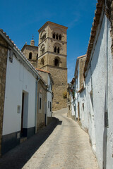 Fototapeta na wymiar Urban view of Trujillo, World Heritage Site in southwestern Spain