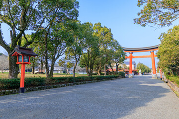 春の宇佐神宮　大分県宇佐市　Usazinguu in spring Ooita-ken Usa city