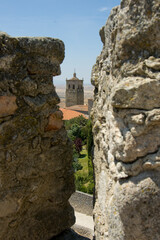 Urban view of Trujillo, World Heritage Site in southwestern Spain