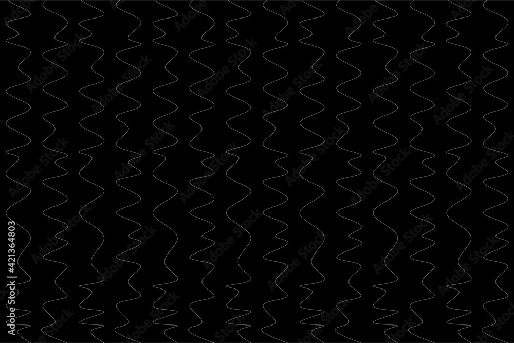 Poster ethnic lines of graphic pattern. design vertical stripe of random line gradient gold on black. desig