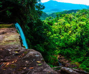Fin del Mundo waterfalls at amazonian forest
