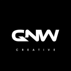 QNW Letter Initial Logo Design Template Vector Illustration