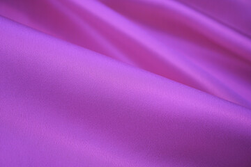 Plakat シルクのドレープ　紫