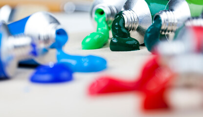 oil paints for creative drawing