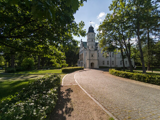 Naklejka premium Manor house in Poddebice city - Lodz voivodeship - Poland
