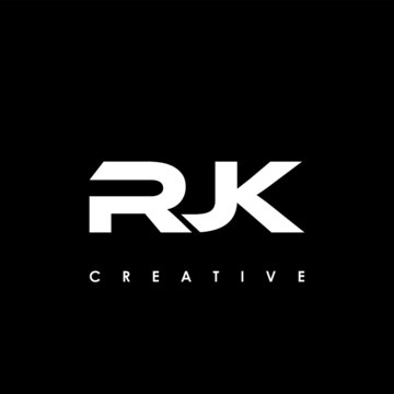 RJK Letter Initial Logo Design Template Vector Illustration