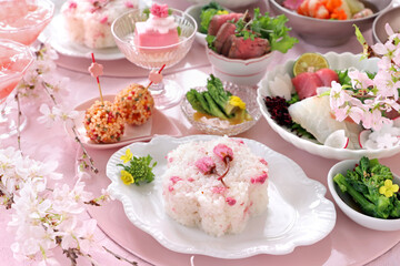 お花見ランチ　お花見御膳　さくら御膳　桜御膳　おうちでお花見