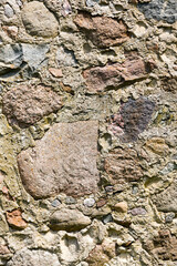 part of the stone wall