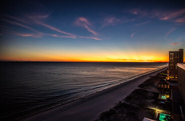 Sunset on the beach