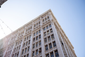 Fototapeta premium Downtown Los Angeles - Broadway Street Buildings