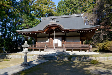 Fototapeta premium 弘川寺 本堂 大阪府南河内郡