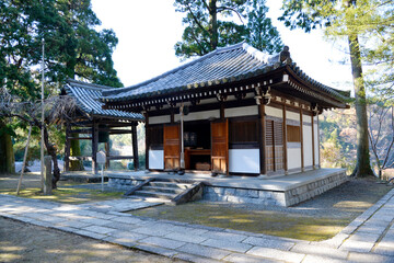 Fototapeta premium 弘川寺 護摩堂 大阪府南河内郡