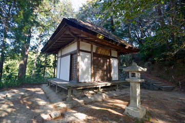 Obraz premium 弘川寺 西行堂 大阪府南河内郡