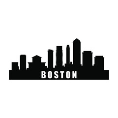 Naklejka premium Boston skyline