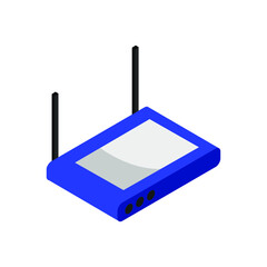 Fototapeta premium Isometric router