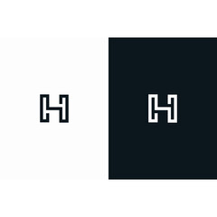 Letter H logo initial