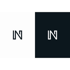Letter N logo initial