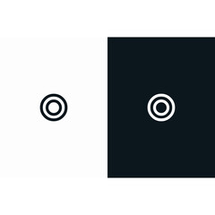 Letter O logo initial