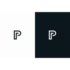 Letter P logo initial