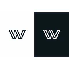 Letter W logo initial