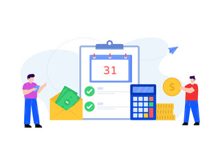 
Accounting flat vector, download premium illustration 

