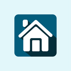 Home Icon. House Icon vector. Flat Illustration. Stay home.