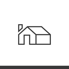 Home Icon. House Icon vector. Flat Illustration. Stay home.