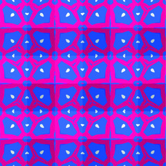 Geometric vector pattern with triangular elements. Seamless abstract ornament for wallpapers and backgrounds. 