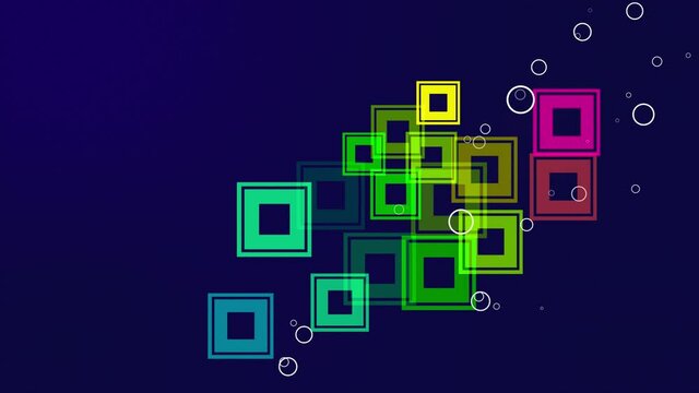 Colourful geometric shapes. Abstract wallpaper.