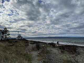 Fototapeta na wymiar Seattle Lighthouse