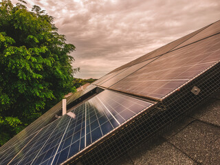 Solar panels on a residential home.