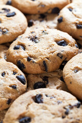 cookies and pieces of chocolate